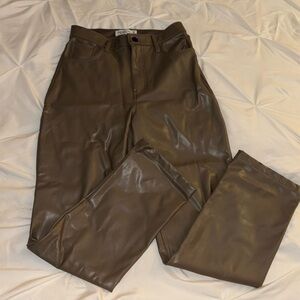 Abercrombie Curve Love Leather Pants